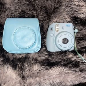 Instax mini 8 polaroid camera and case